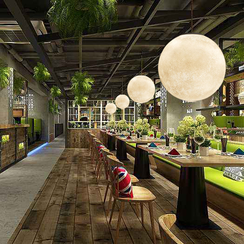 3D Printing Moon Pendant Light