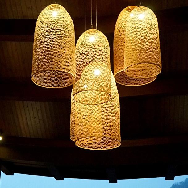 Kandang Rattan Bamboo Cage Pendant Light