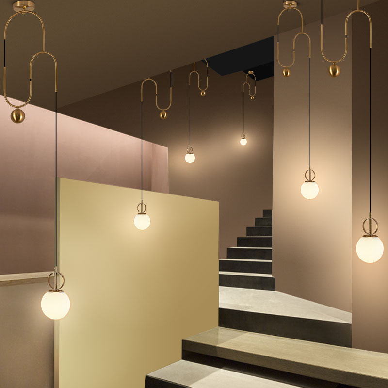 Creative Glass Ball Pendant Light