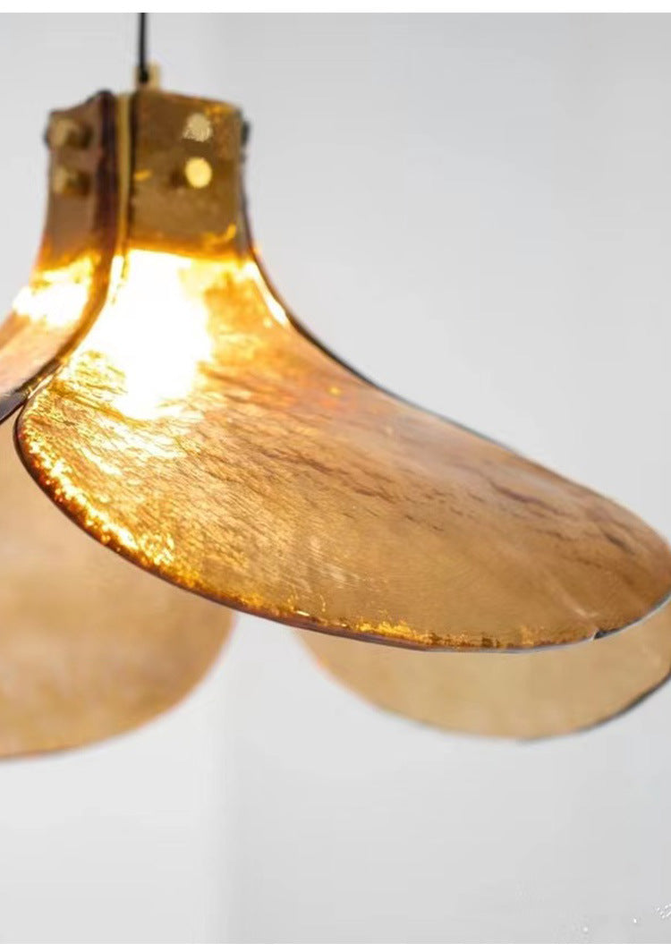 Handmade Glass Clover Pendant Lamp