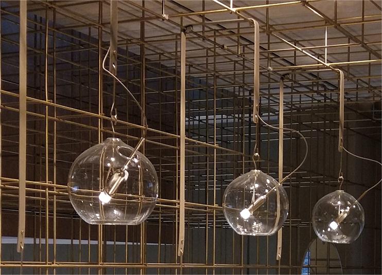 Glass Bubble Ball Pendant Lamp