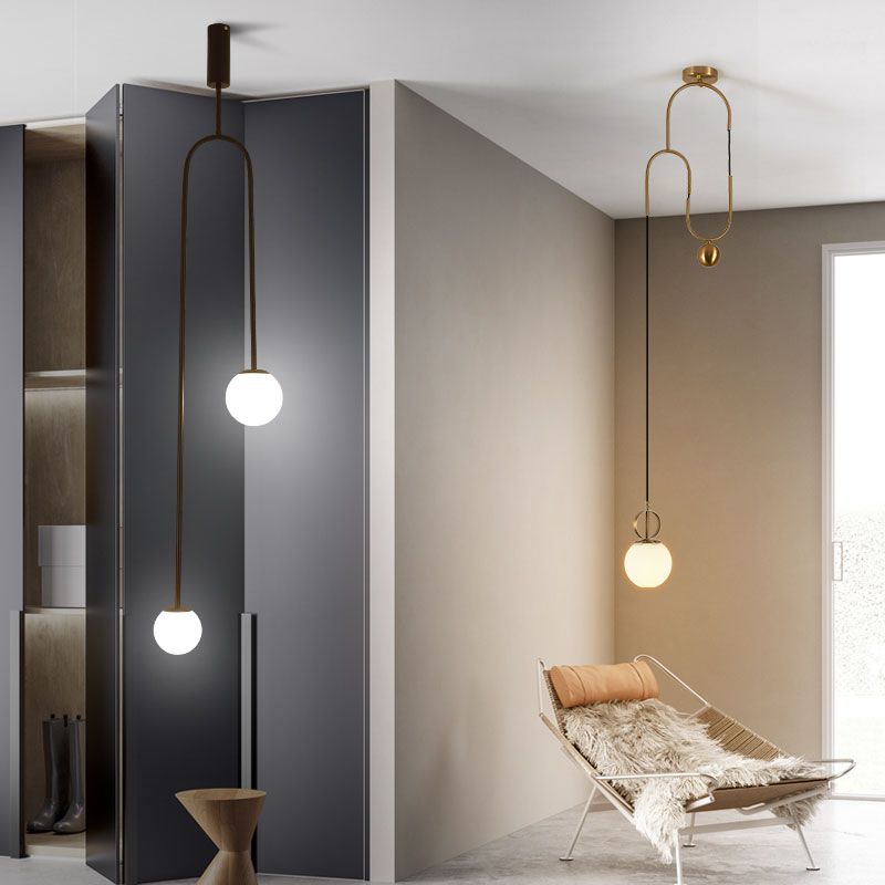 Creative Glass Ball Pendant Light