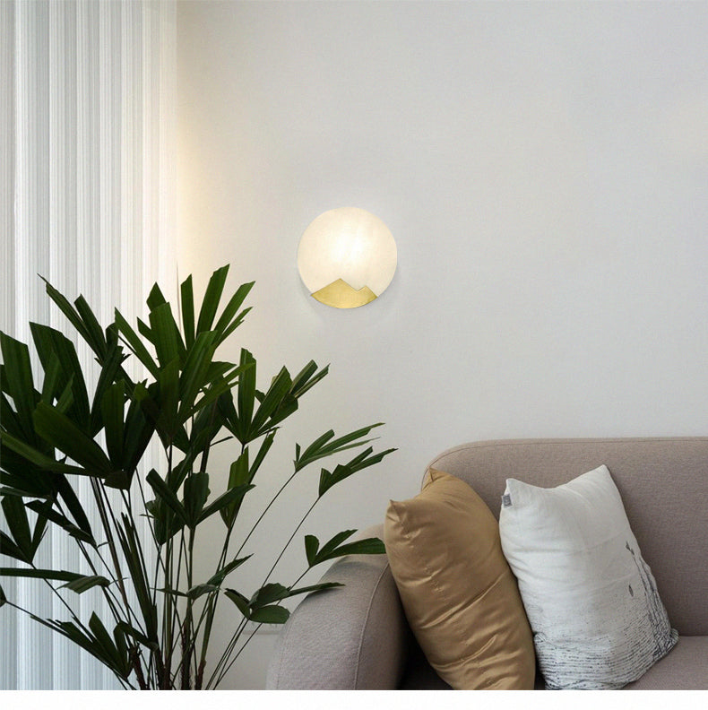 Decorative Marble Wall Sconce