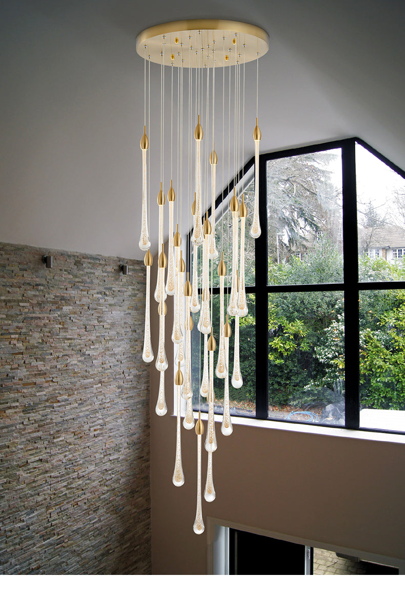 Allure LED Glass Ceiling Chandelier