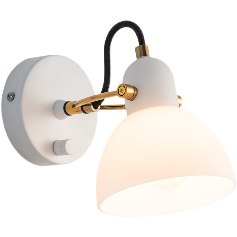 Adjustable Glass Wall Sconce