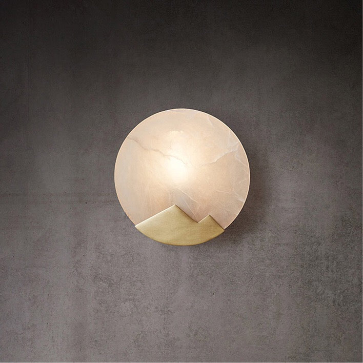 Decorative Marble Wall Sconce