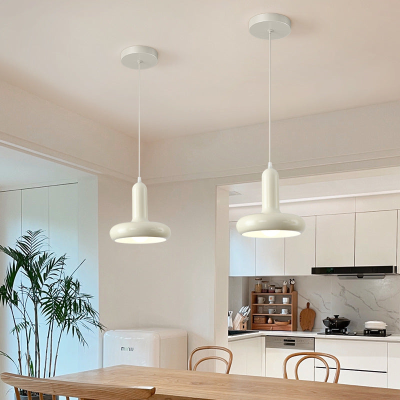 Cream Rocker Arm Pendant Lamp