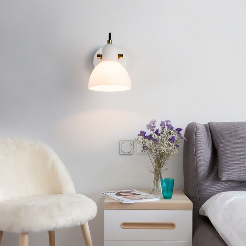 Adjustable Glass Wall Sconce