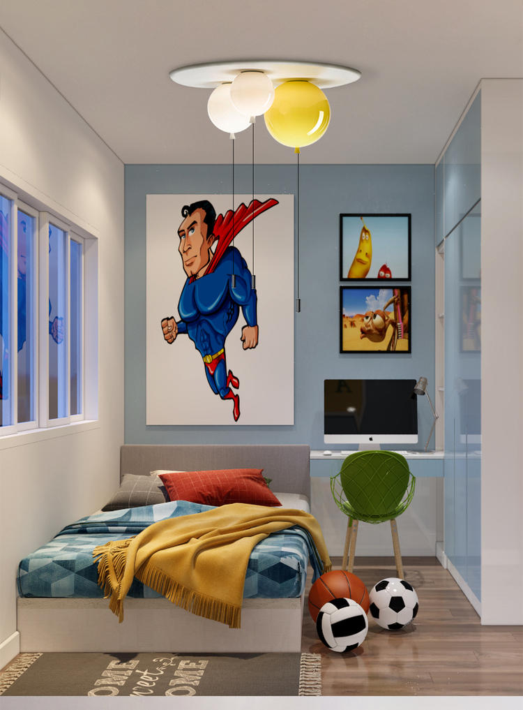 Balloon ceiling lamp