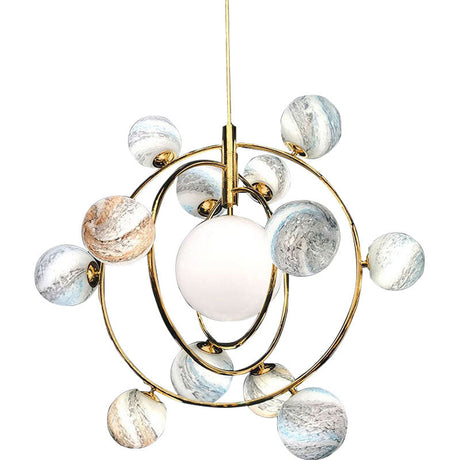 Novel Plant Glass chandelier