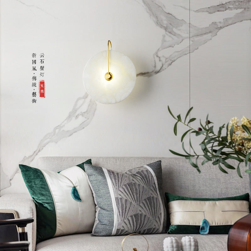Alabaster LED Marble Wall Sconce