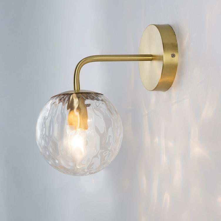 Pomelo Art Deco Glass Ball Wall Light