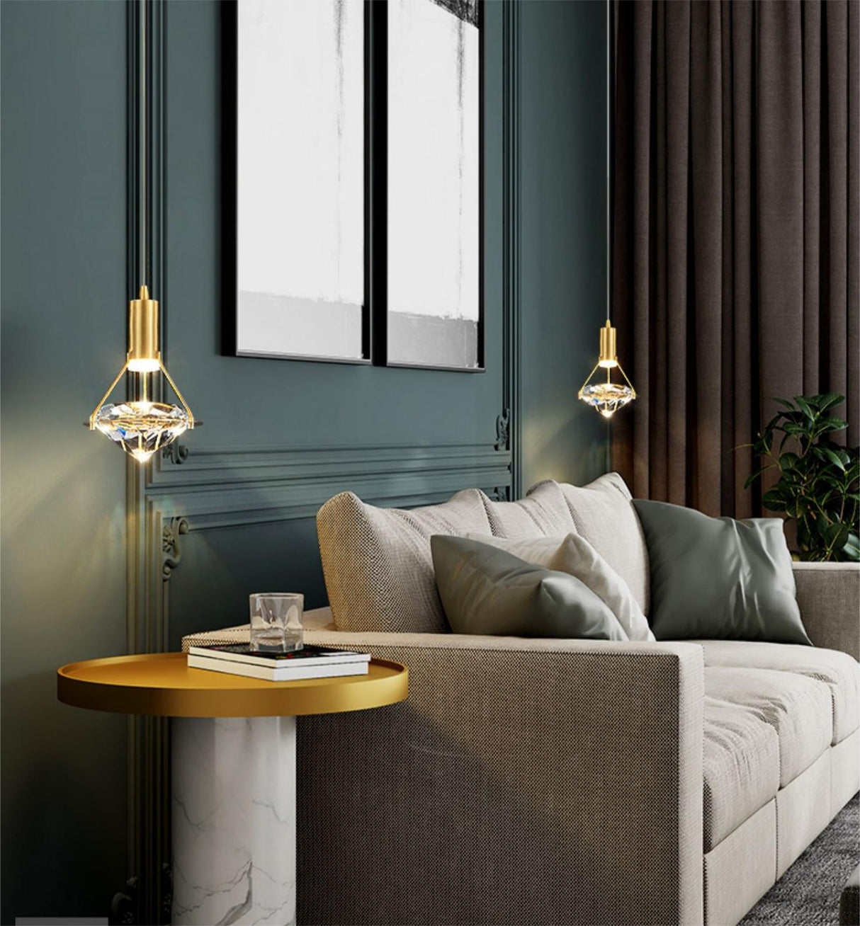 Diamond Carat Pendant Lamp