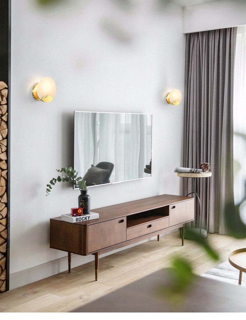 Decorative Marble Wall Sconce