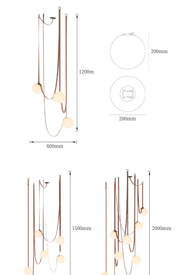 Glass Sphere Pendant Light