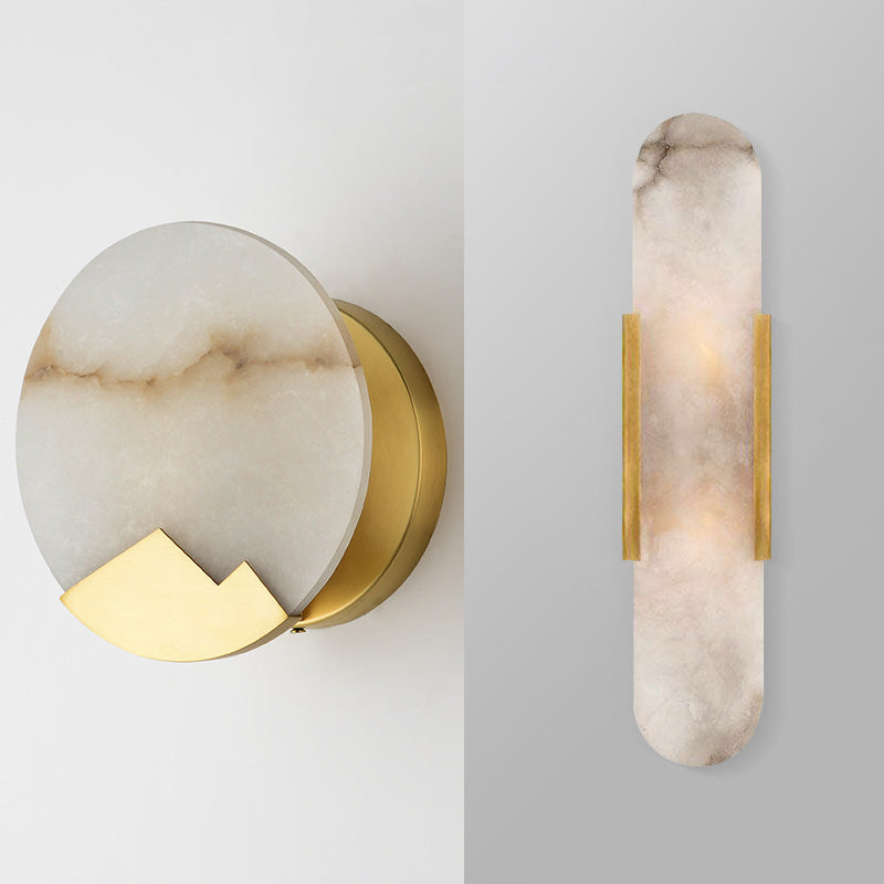 Decorative Marble Wall Sconce