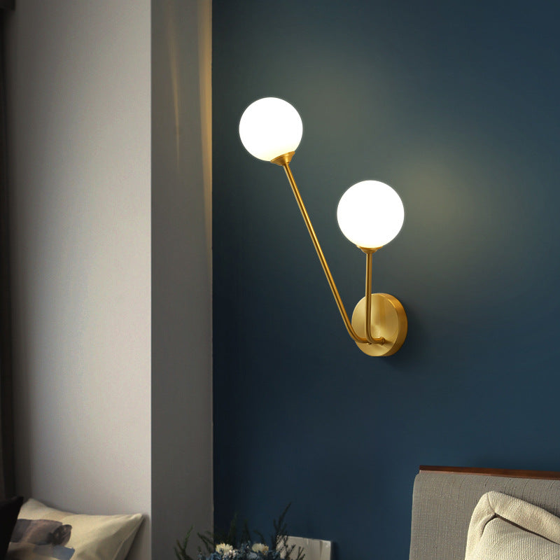 Flower Bulb Crystal Wall Lamp