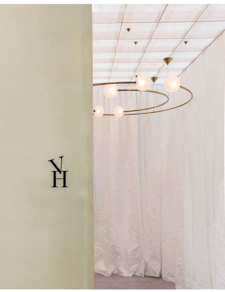 Galaxy Planet Glass Pendant