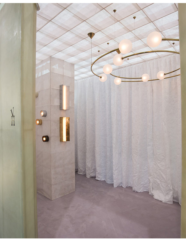 Galaxy Planet Glass Pendant