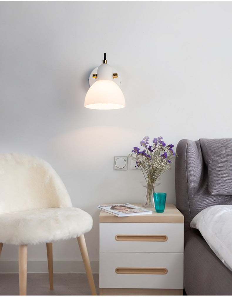 Adjustable Glass Wall Sconce