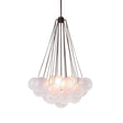 Cloud Glass Chandelier for kitchen table