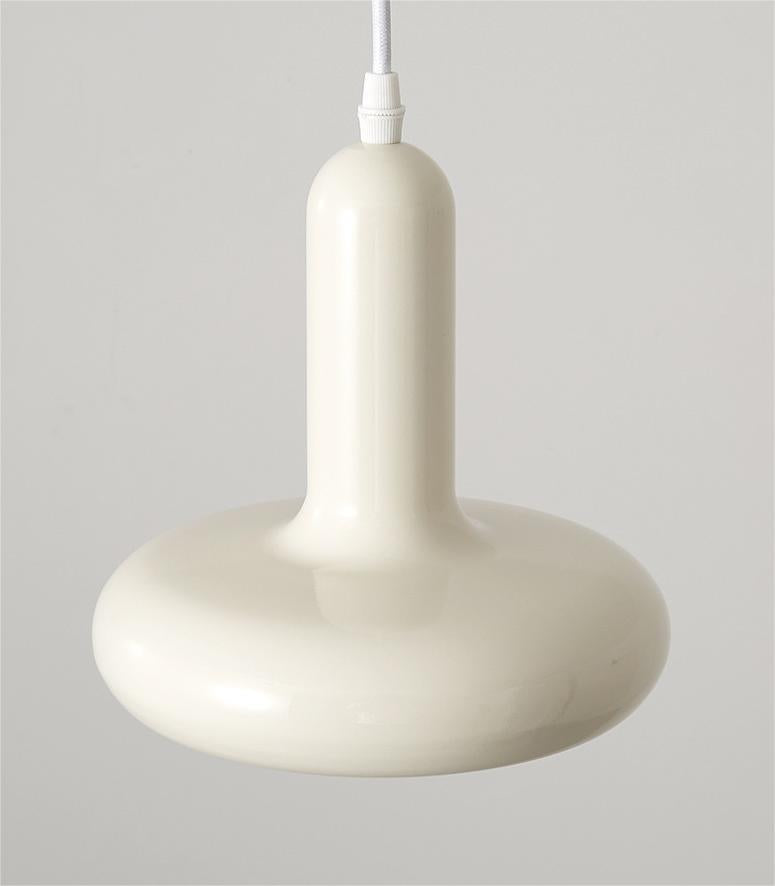 Cream Rocker Arm Pendant Lamp