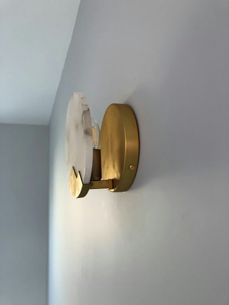 Decorative Marble Wall Sconce