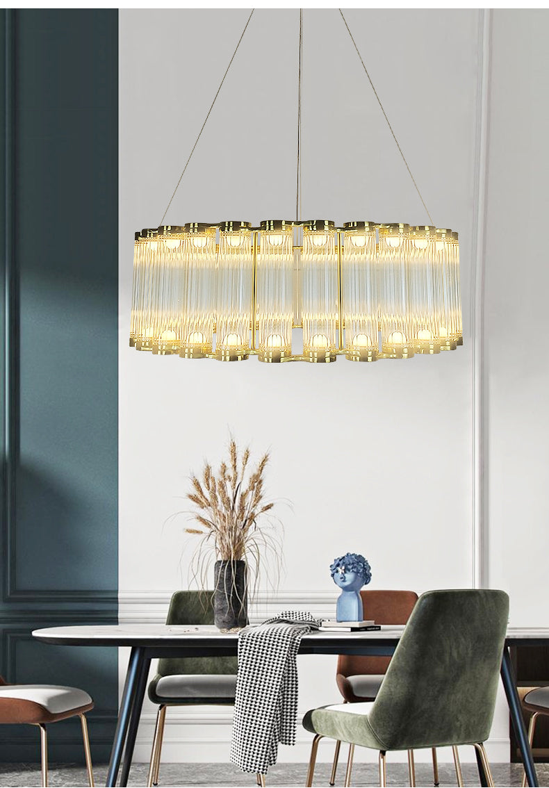 Changeable Glass Pendant Lamp