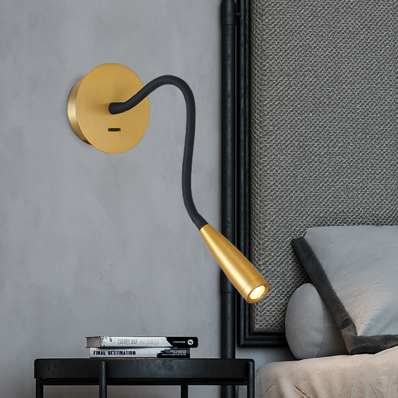 Gooseneck Hose Wall Light