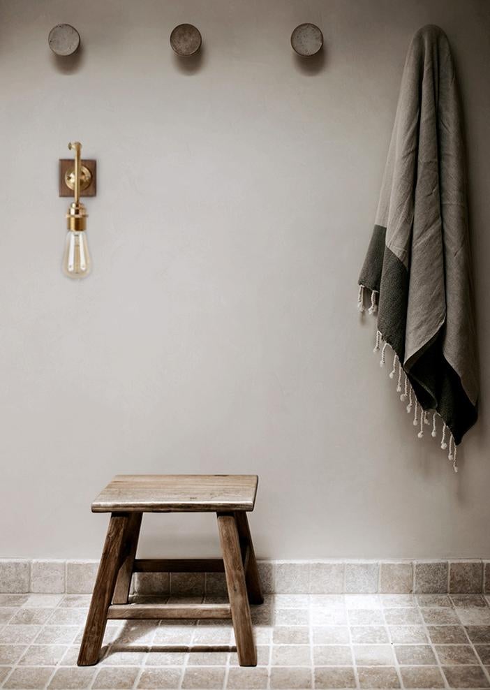 Ogilvy Wood Brass Wall Light