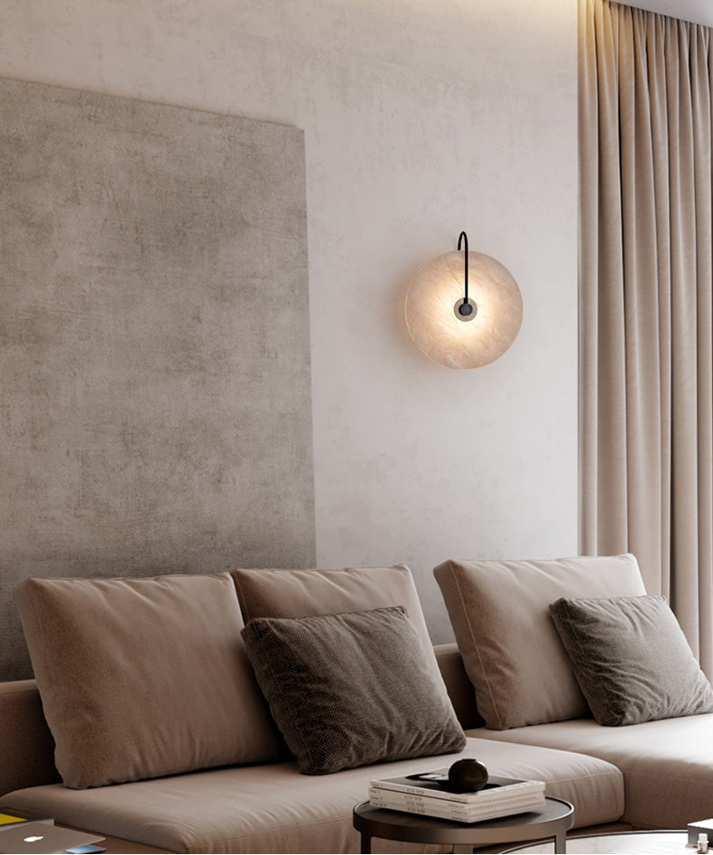 Alabaster LED Marble Wall Sconce
