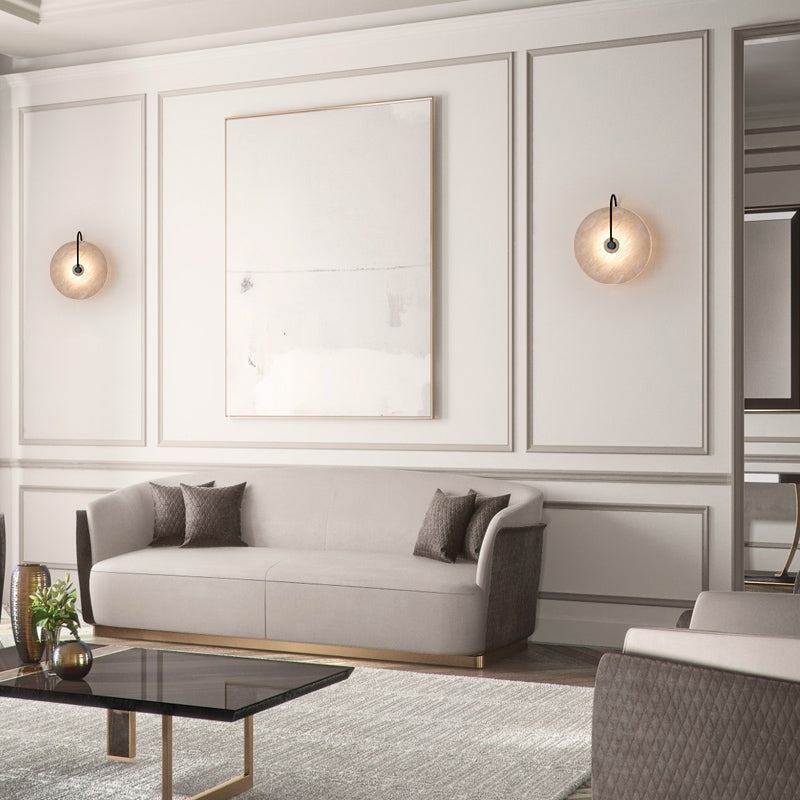 Alabaster LED Marble Wall Sconce