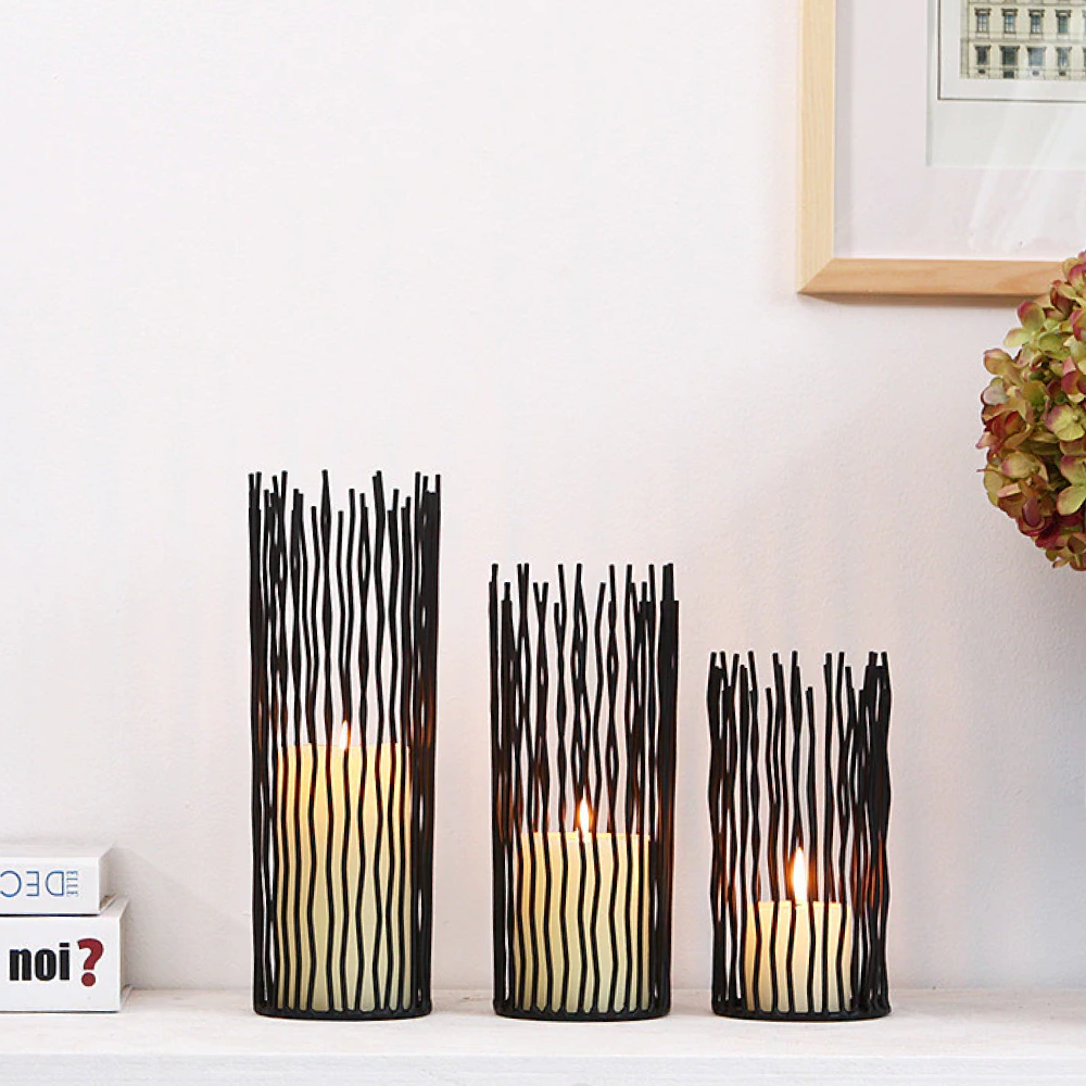 Captivation Basket Candle Holders