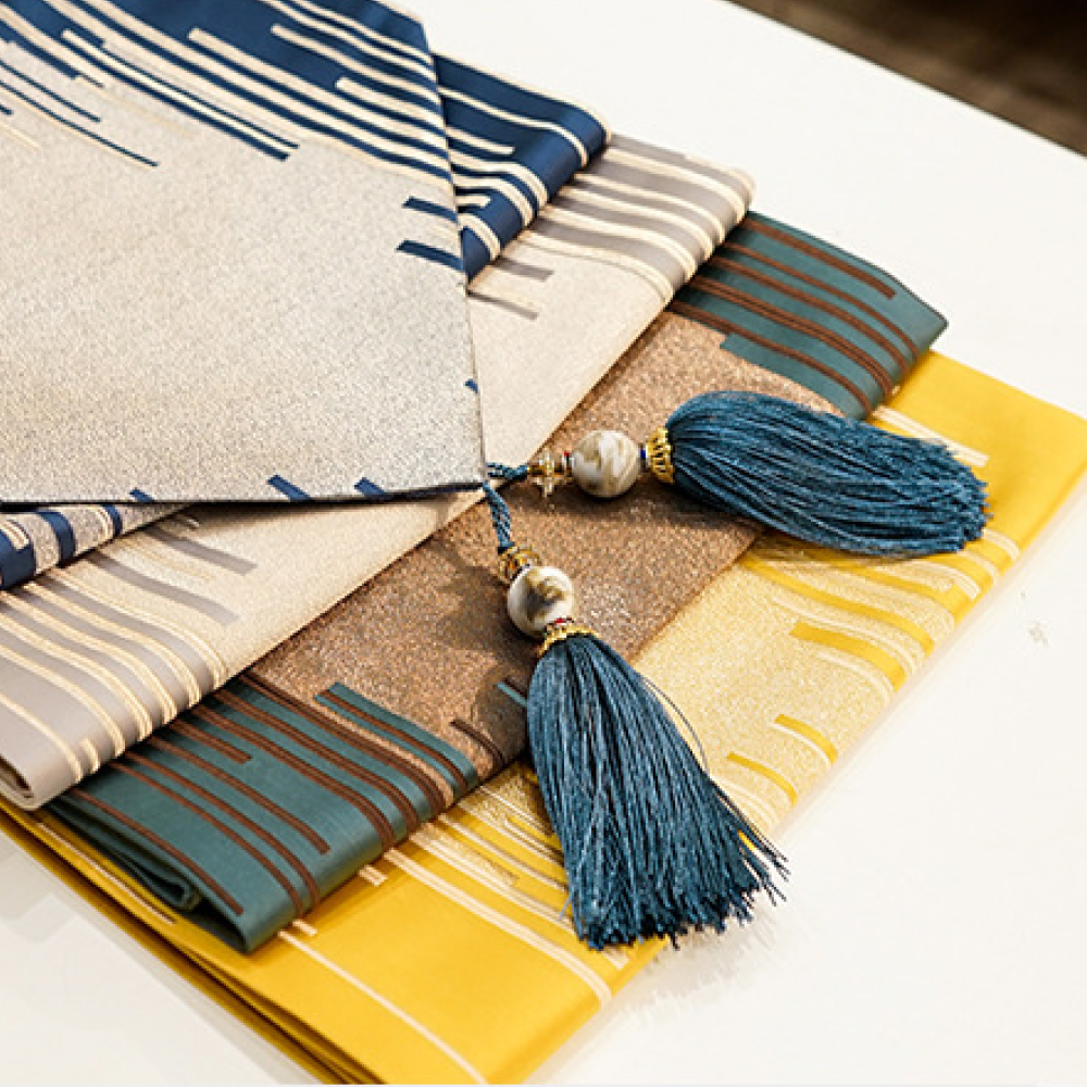 Marlene Geometric Abstract Table Runner