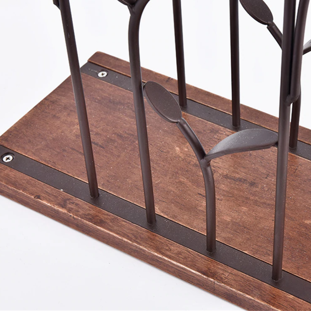 Forest Wine Rack and Glass Holder