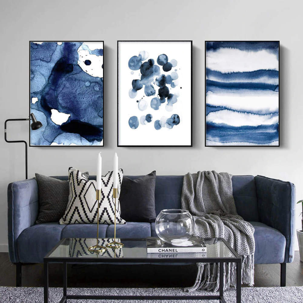 Epiphany Blue Water Color Prints