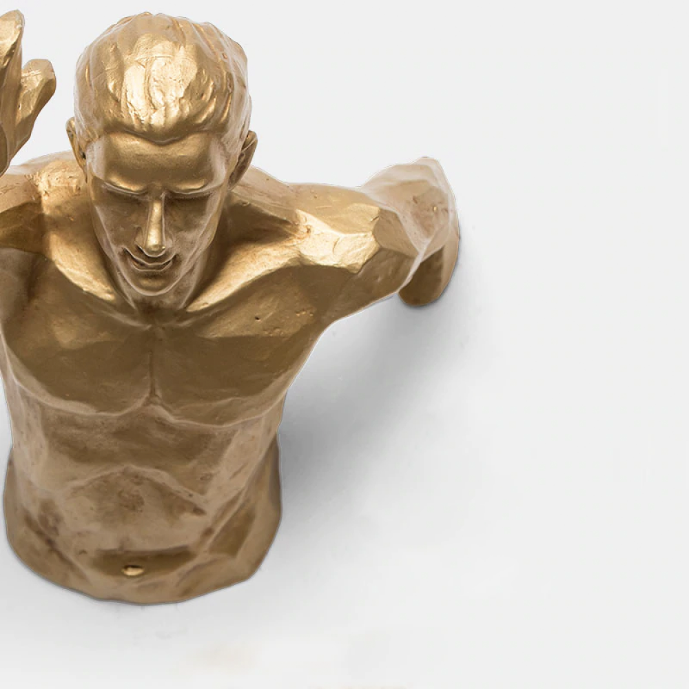 Bolt Running Man Sculpture