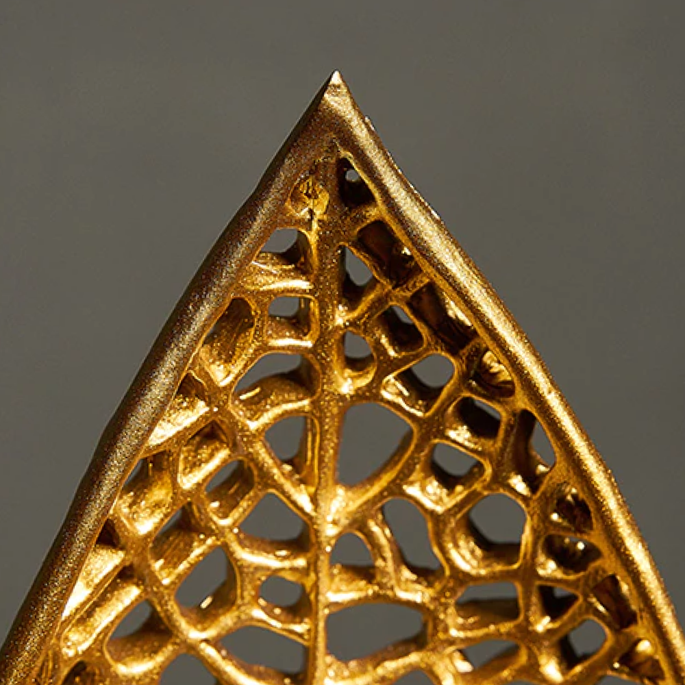 Mknono Gold Leaf Model Sculpture