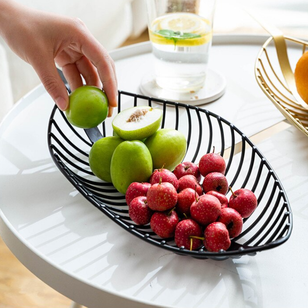 Indigo Leaf Fruit Basket