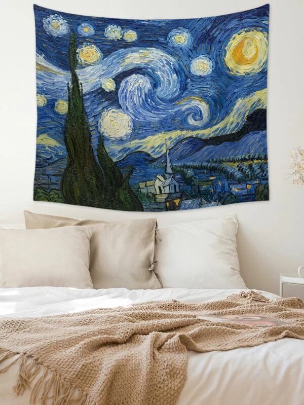 Oil Painting Print Tapestry