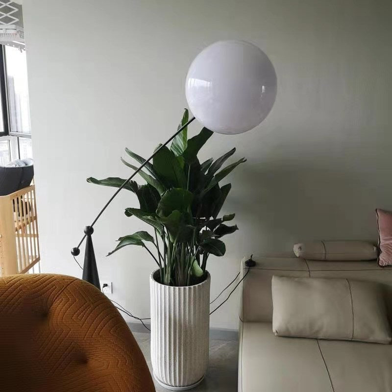 Opal Arc Floor Lamp