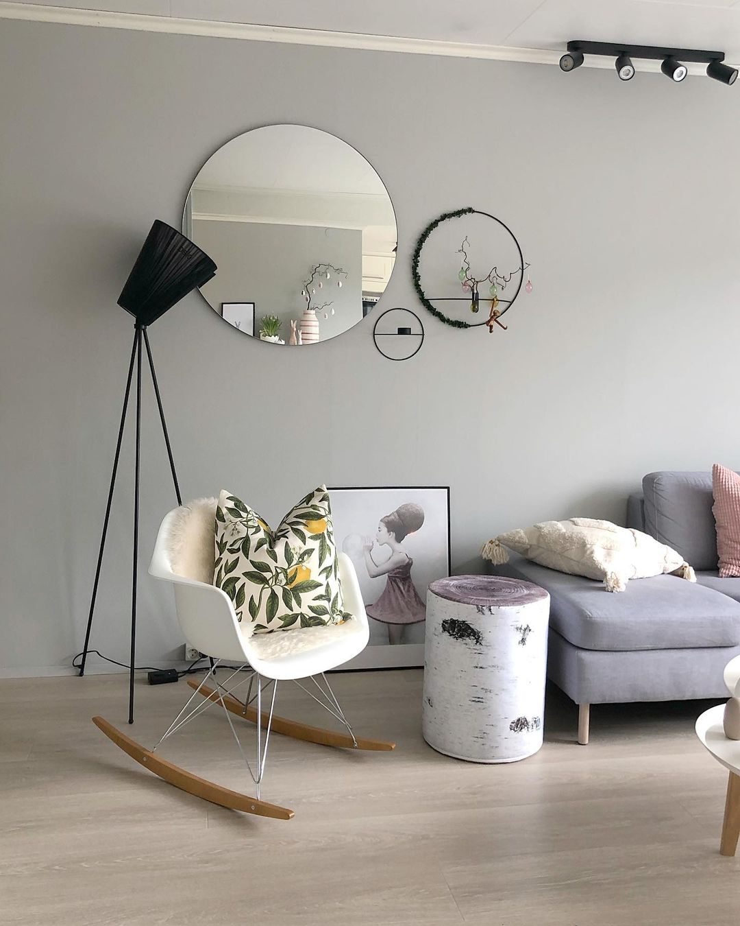 Modern Oslo Wood Floor Lamp
