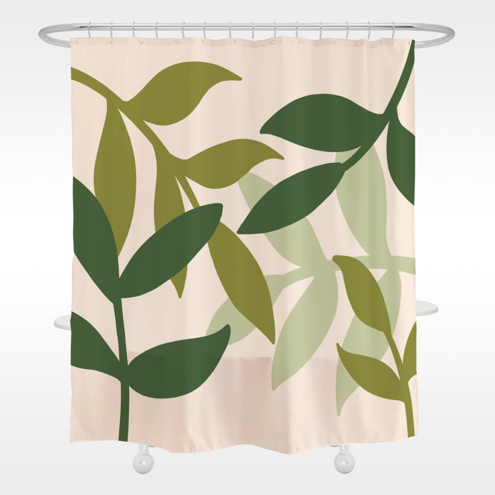 Dancing Leaves Shower Curtain
