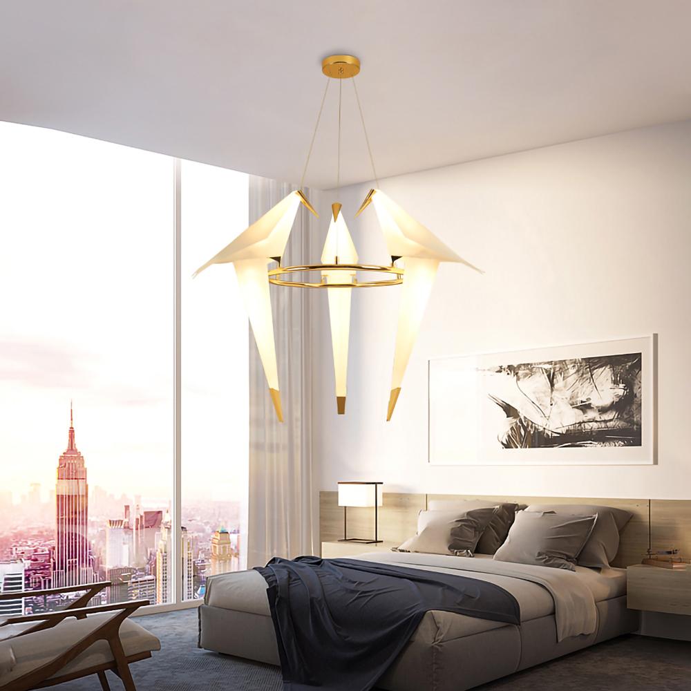 Perching Bird Chandelier