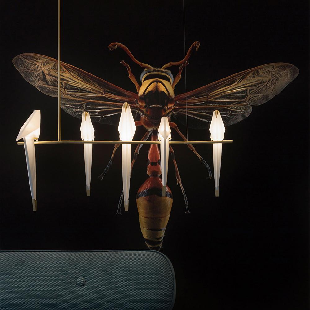 Perching Bird Chandelier