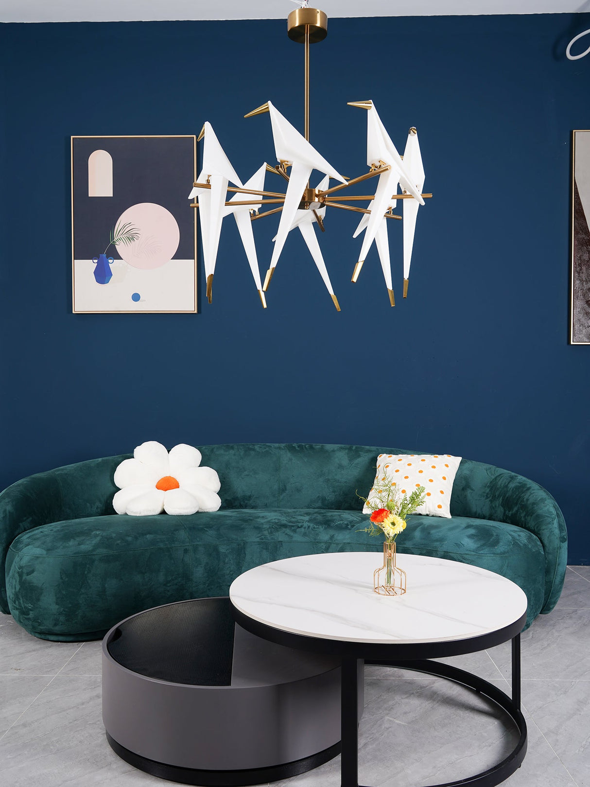 Perching Bird Chandelier