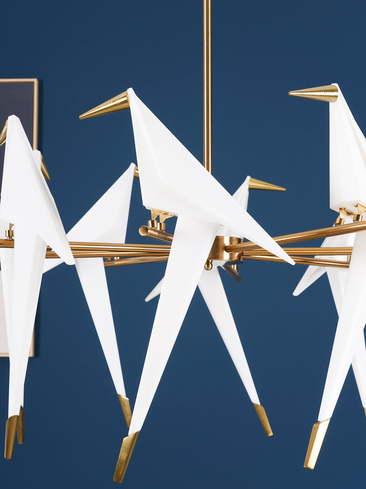 Perching Bird Chandelier