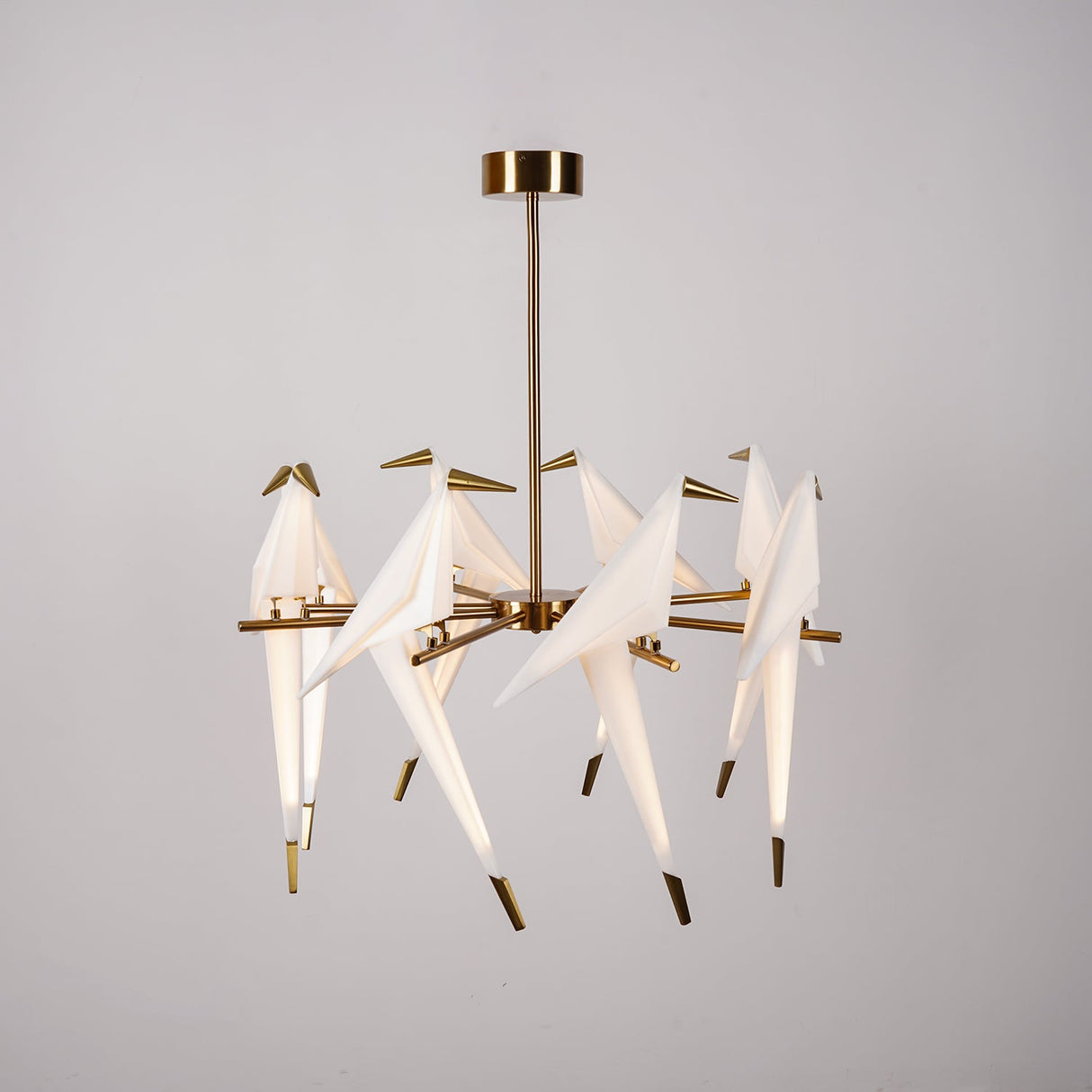 Perching Bird Chandelier