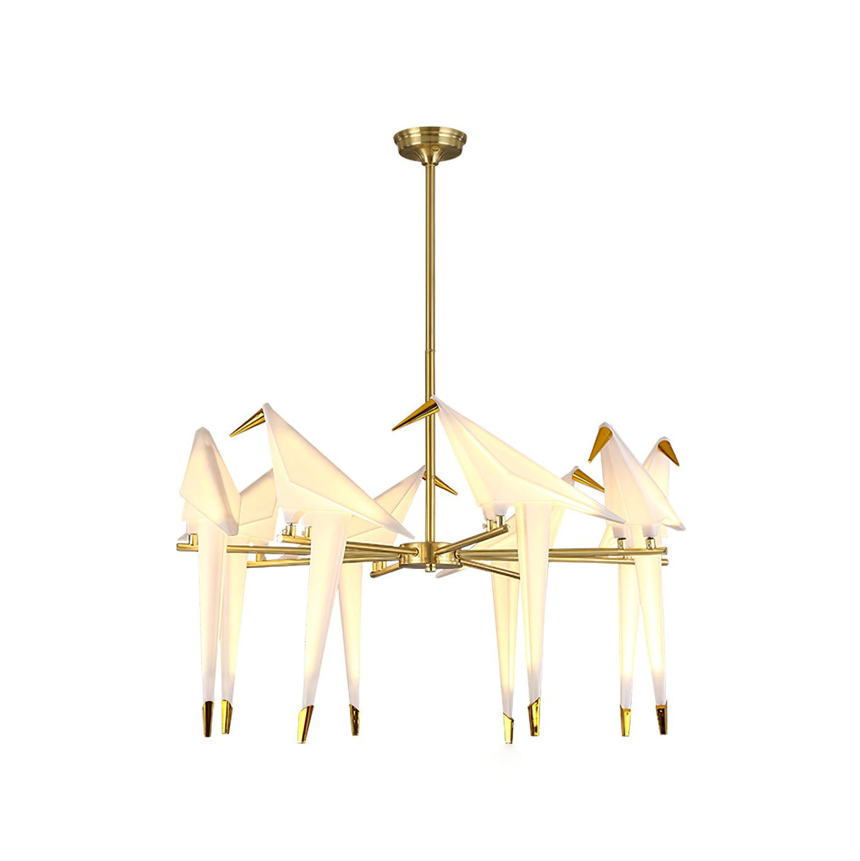 Perching Bird Chandelier