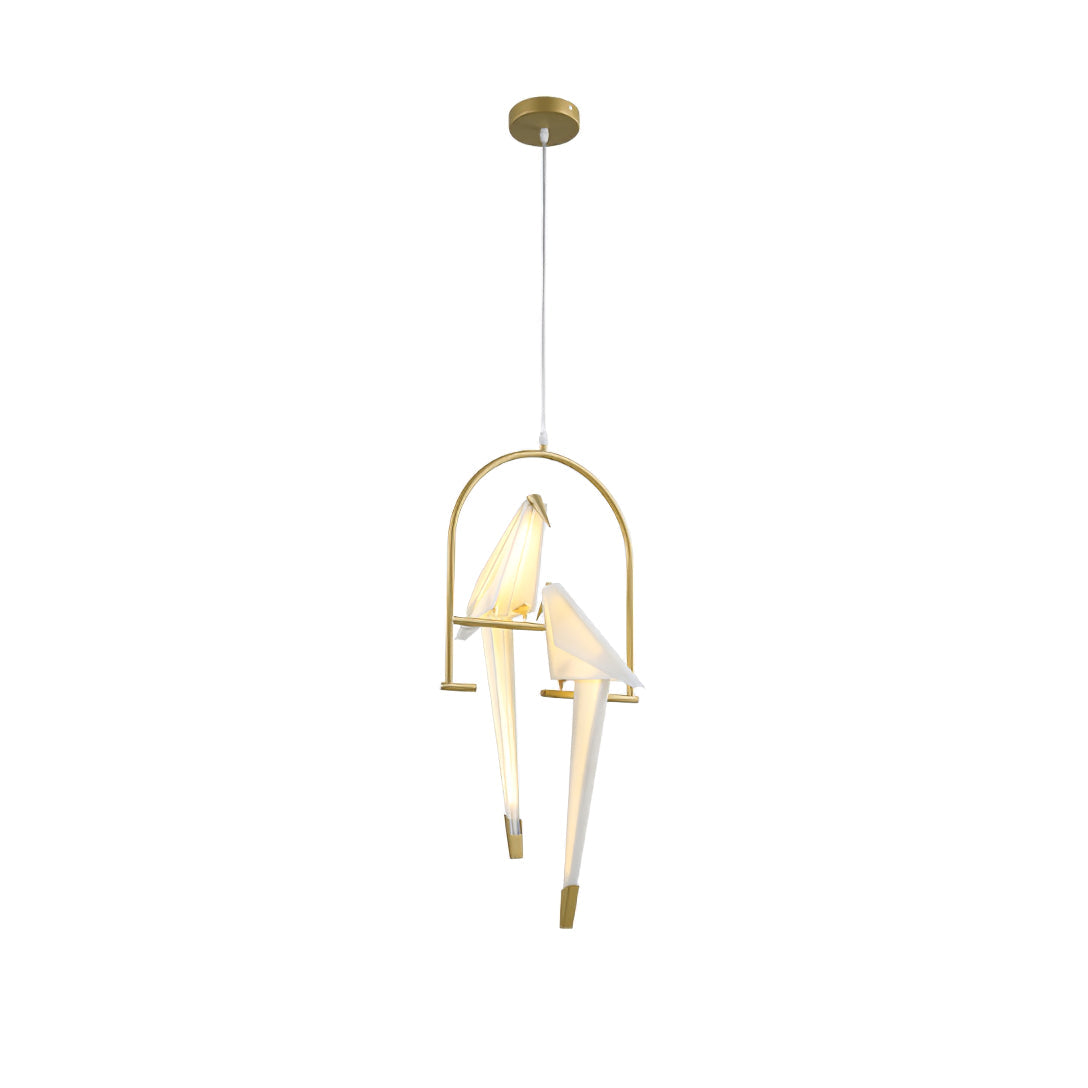 Perching Bird Chandelier